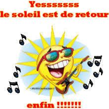 Retour du soleil!!!!!